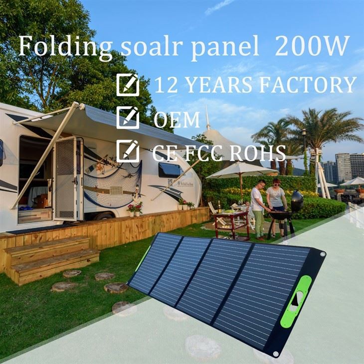 Plisman panèl solè 200W