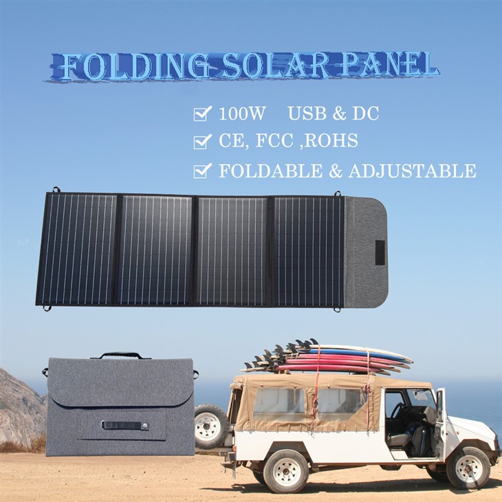 Pòtab solè panèl 100W