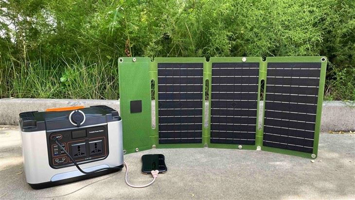 Panèl solè pòtab 30w