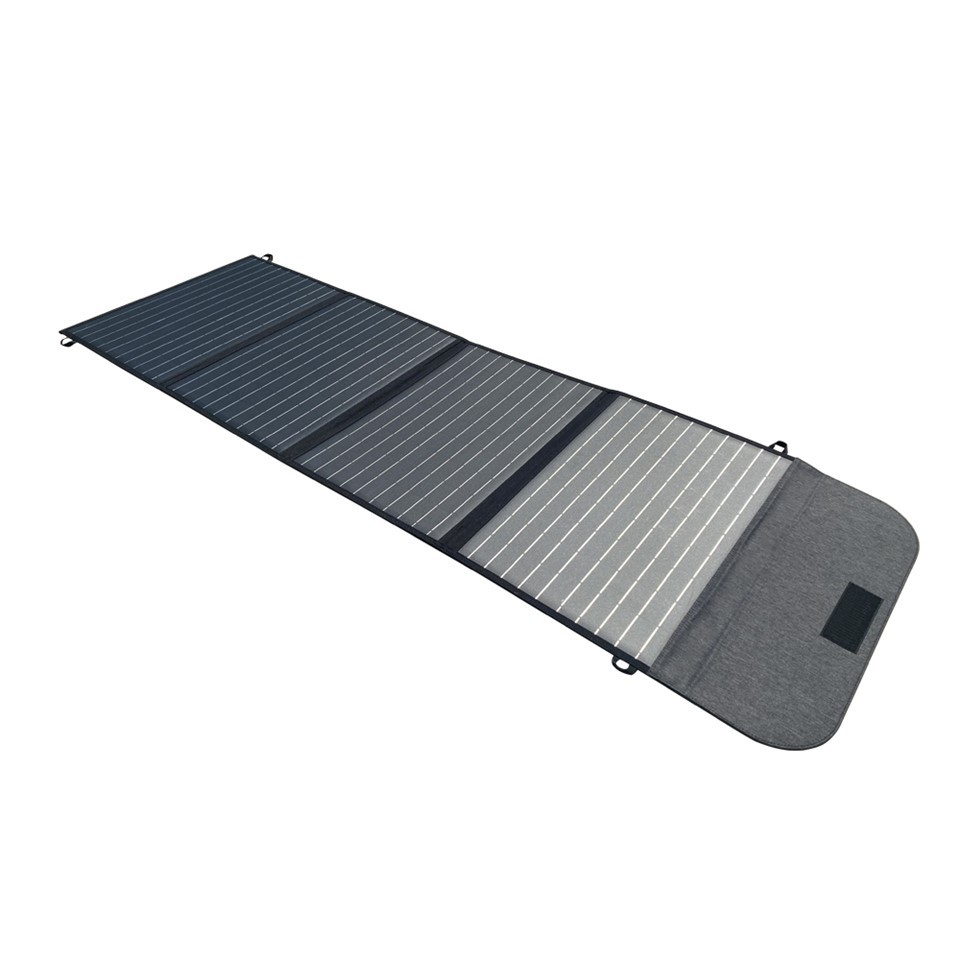 Plisman panèl solè 100W ak bracket